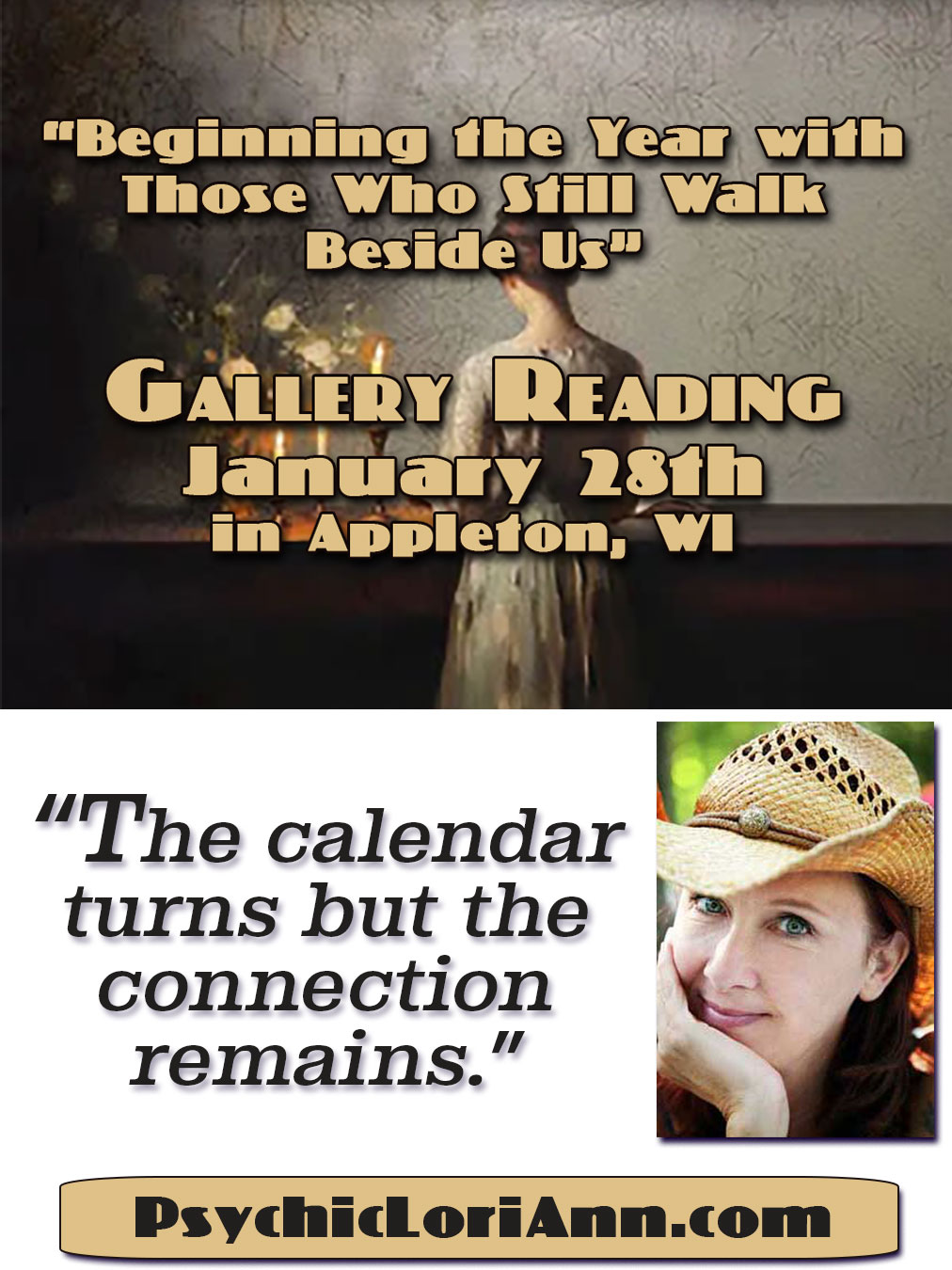 Gallery reading with psychic medium Loriann