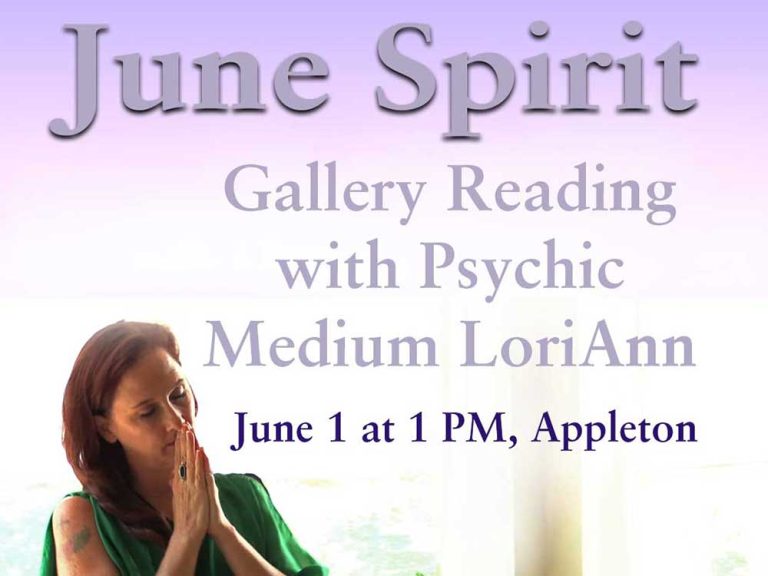 Gifted Psychic Medium LoriAnn in a Gallery Reading Appleton Wisconsin June 2024