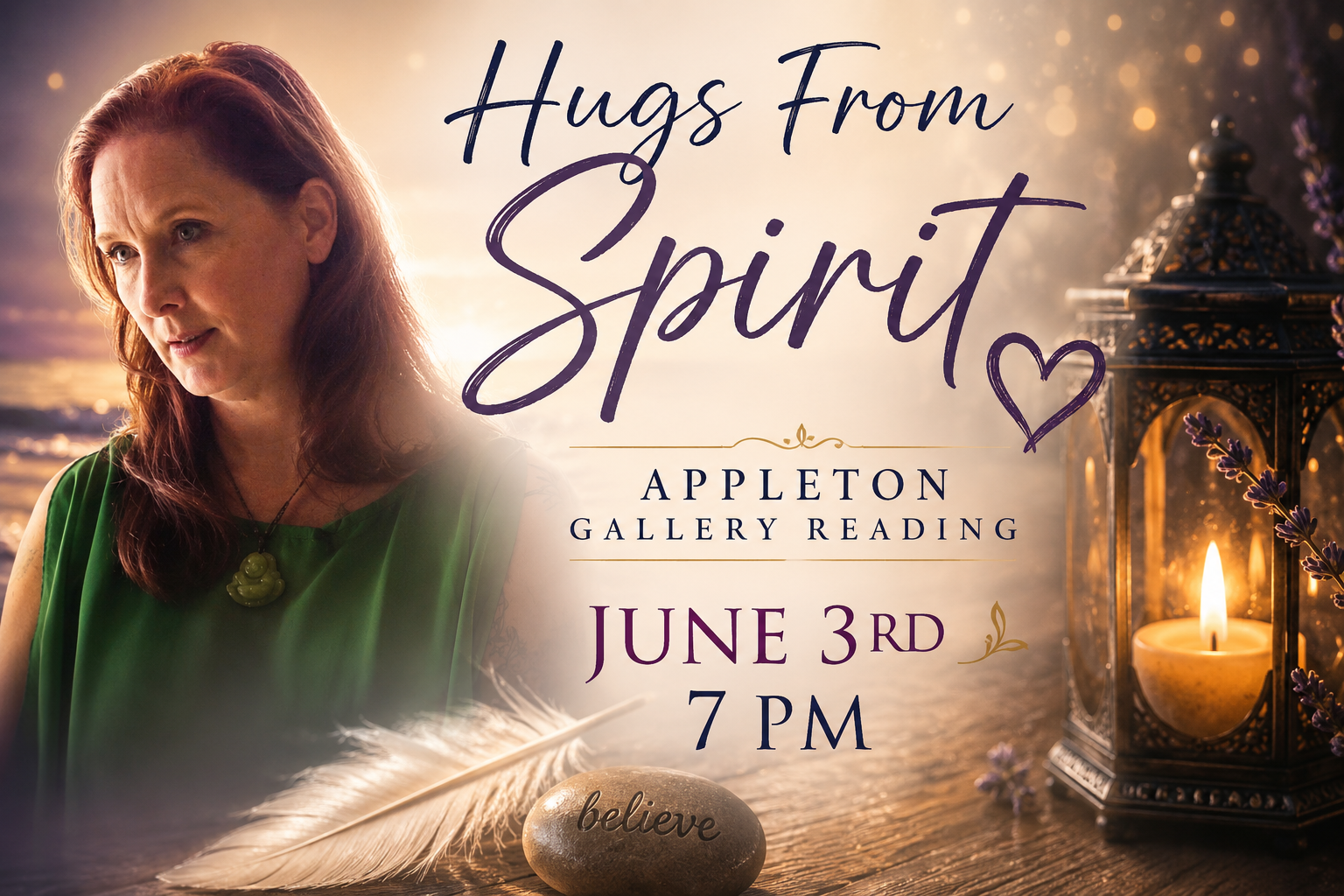 Hugs from Spirit, Appleton Gallery Reading, June 3rd, 2026.