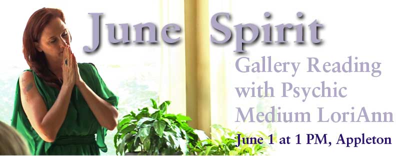 Gifted Psychic Medium LoriAnn in a Gallery Reading Appleton Wisconsin June 2024