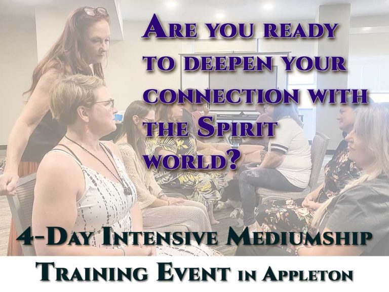 Psychic Medium Loriann training session with students